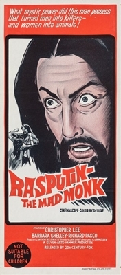 Rasputin: The Mad Monk movie posters (1966) metal framed poster