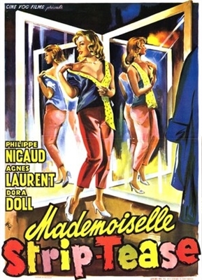 Mademoiselle Strip-tease movie posters (1957) mug
