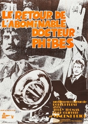 Dr. Phibes Rises Again movie posters (1972) pillow