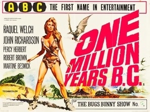 One Million Years B.C. movie posters (1966) wooden framed poster