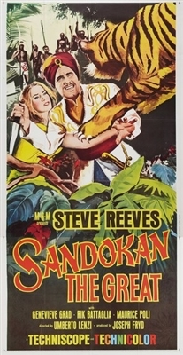 Sandokan, la tigre di Mompracem movie posters (1963) poster with hanger