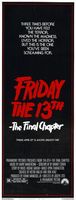 Friday the 13th: The Final Chapter movie poster (1984) tote bag #MOV_167813a2
