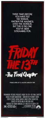 Friday the 13th: The Final Chapter movie poster (1984) sweatshirt