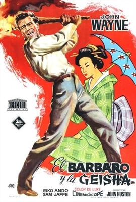 The Barbarian and the Geisha movie posters (1958) canvas poster