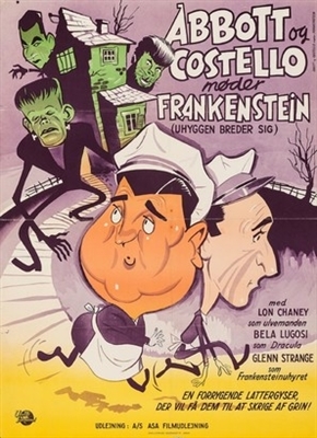 Bud Abbott Lou Costello Meet Frankenstein movie posters (1948) tote bag