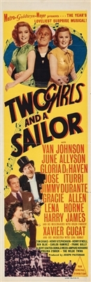 Two Girls and a Sailor movie posters (1944) poster with hanger