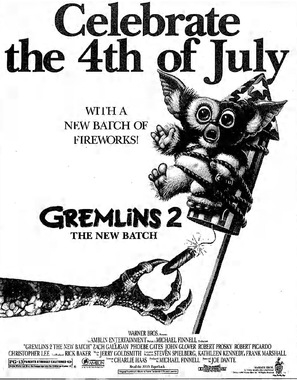 Gremlins 2: The New Batch movie posters (1990) sweatshirt