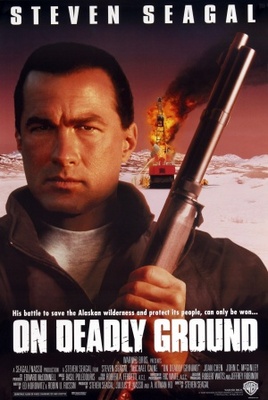 On Deadly Ground movie poster (1994) tote bag