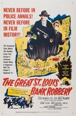 The Great St. Louis Bank Robbery movie posters (1959) tote bag
