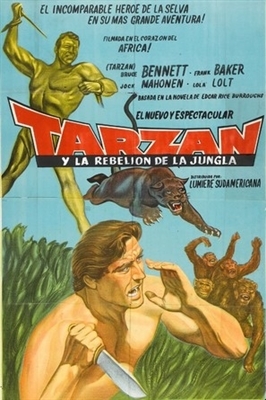 The New Adventures of Tarzan movie posters (1935) wood print