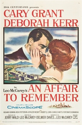 An Affair to Remember movie poster (1957) wood print