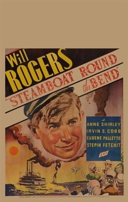 Steamboat Round the Bend movie posters (1935) wood print