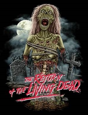 The Return of the Living Dead movie posters (1985) wood print