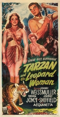 Tarzan and the Leopard Woman movie posters (1946) mouse pad