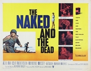 The Naked and the Dead movie posters (1958) wood print
