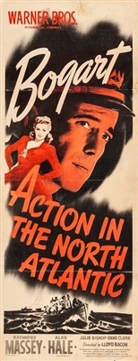 Action in the North Atlantic movie posters (1943) hoodie