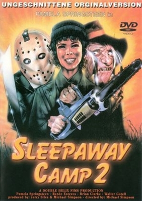 Sleepaway Camp II: Unhappy Campers movie posters (1988) Stickers MOV_1690819
