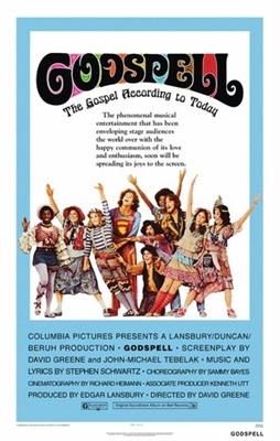 Godspell: A Musical Based on the Gospel According to St. Matthew movie posters (1973) canvas poster