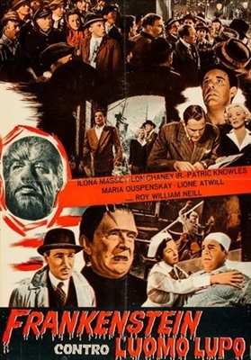 Frankenstein Meets the Wolf Man movie posters (1943) hoodie