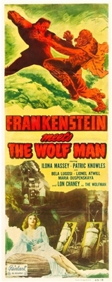 Frankenstein Meets the Wolf Man movie posters (1943) metal framed poster