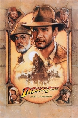 Indiana Jones and the Last Crusade movie posters (1989) wood print