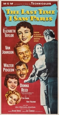 The Last Time I Saw Paris movie posters (1954) metal framed poster