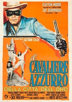 The Lone Ranger and the Lost City of Gold movie posters (1958) poster