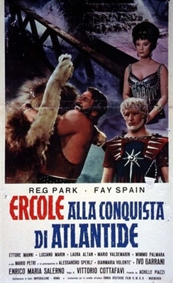 Ercole alla conquista di Atlantide movie posters (1961) poster with hanger