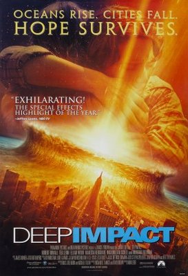 Deep Impact movie poster (1998) pillow