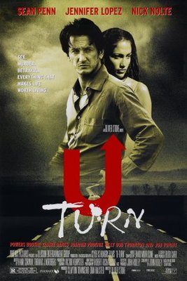 U Turn movie poster (1997) wooden framed poster