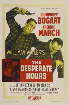 The Desperate Hours movie poster (1955) metal framed poster