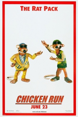 Chicken Run movie poster (2000) poster with hanger