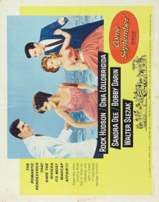 Come September movie poster (1961) metal framed poster