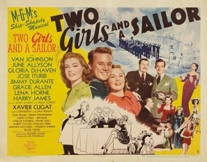Two Girls and a Sailor movie posters (1944) canvas poster