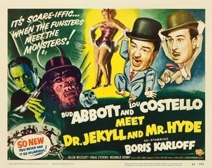 Abbott and Costello Meet Dr. Jekyll and Mr. Hyde movie posters (1953) metal framed poster