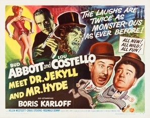 Abbott and Costello Meet Dr. Jekyll and Mr. Hyde movie posters (1953) poster with hanger