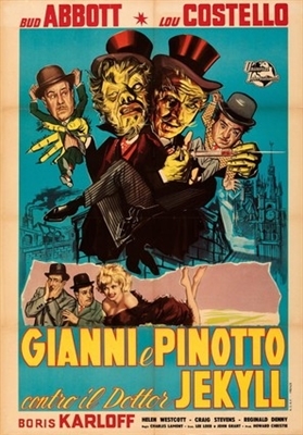 Abbott and Costello Meet Dr. Jekyll and Mr. Hyde movie posters (1953) puzzle MOV_1700789