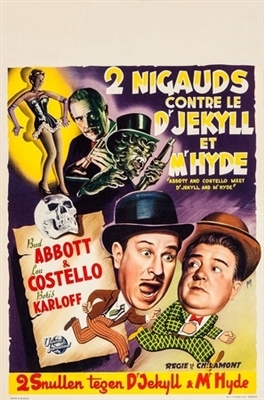 Abbott and Costello Meet Dr. Jekyll and Mr. Hyde movie posters (1953) puzzle MOV_1700791