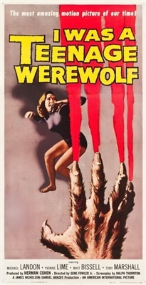 I Was a Teenage Werewolf movie posters (1957) poster