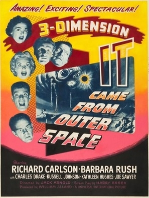 It Came from Outer Space movie posters (1953) wood print