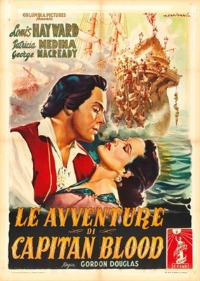 Fortunes of Captain Blood movie posters (1950) canvas poster