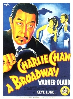 Charlie Chan on Broadway movie posters (1937) pillow