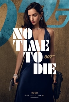 No Time To Die movie posters (2020) wood print