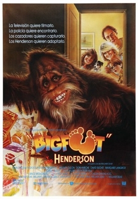Harry and the Hendersons movie posters (1987) tote bag