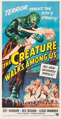 The Creature Walks Among Us movie posters (1956) pillow