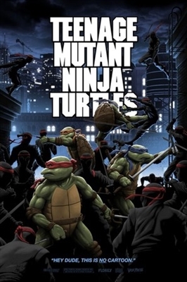 Teenage Mutant Ninja Turtles movie posters (1990) pillow