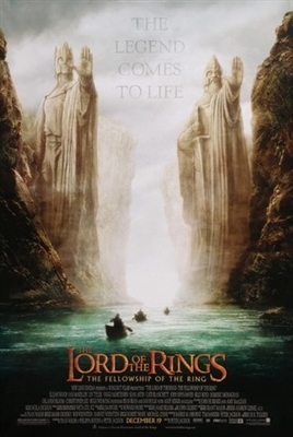 The Lord of the Rings: The Fellowship of the Ring movie posters (2001) pillow