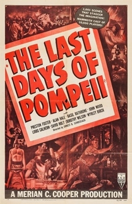The Last Days of Pompeii movie posters (1935) wood print
