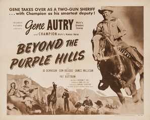 Beyond the Purple Hills movie posters (1950) poster with hanger