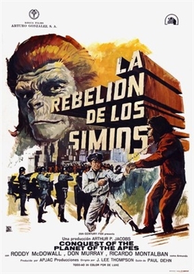 Conquest of the Planet of the Apes movie posters (1972) t-shirt